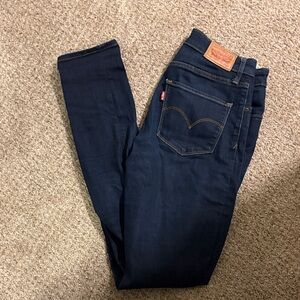 Levi's Women's Navy Skinny Jeans